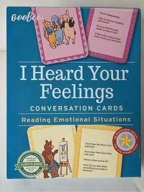 I Heard Your Feelings Conversation Cards - Reading for Emotional Development